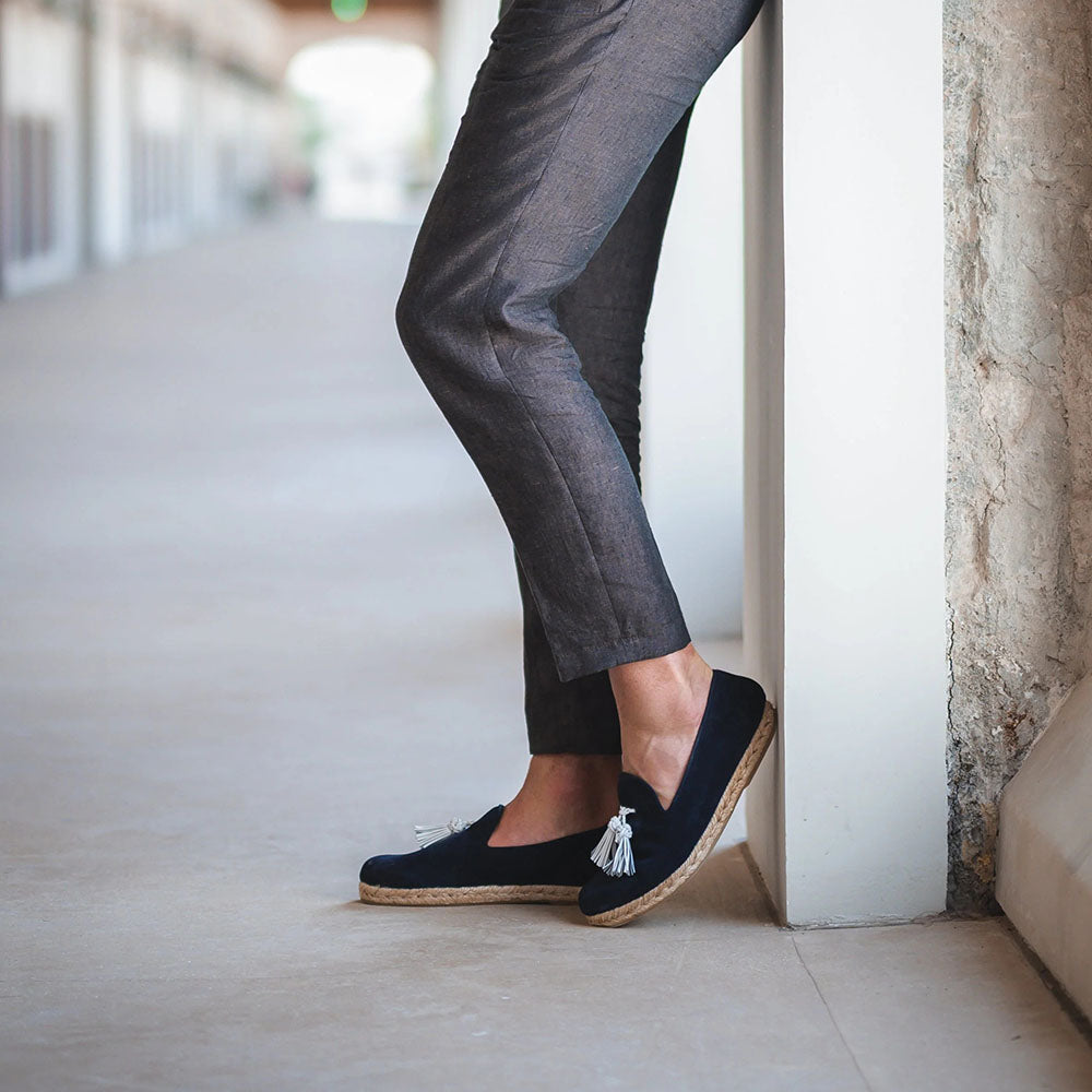 Superglamourous Brent Softy Rope Espadrilles Navy