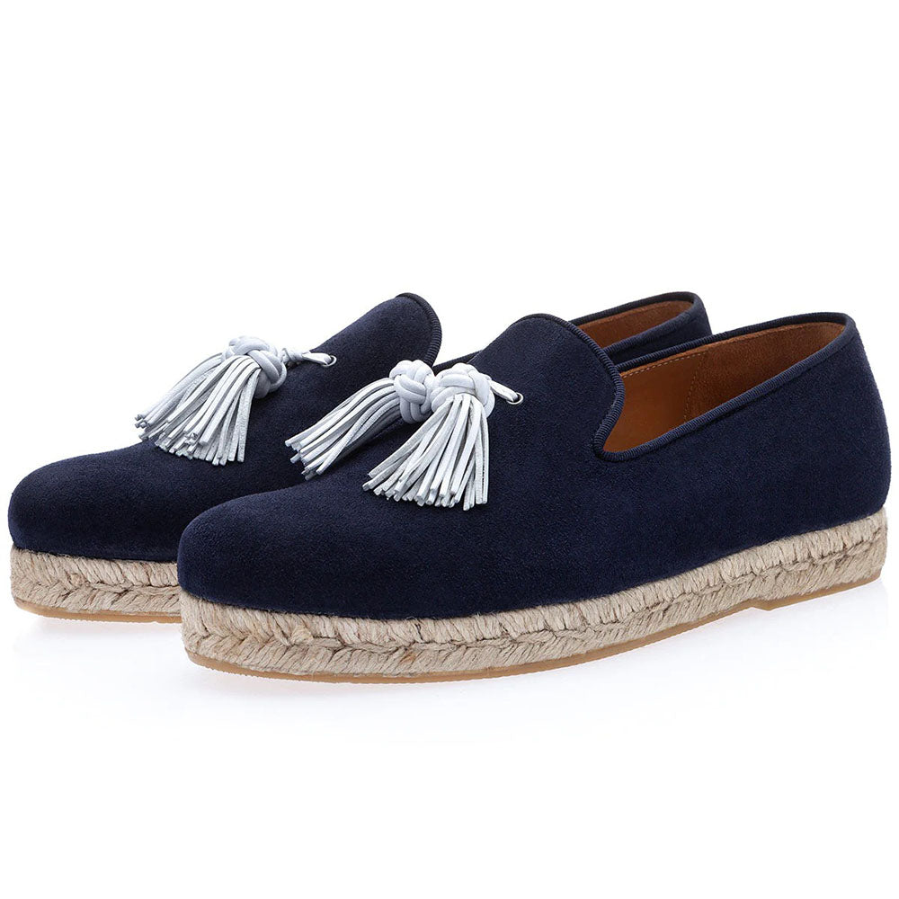 Superglamorous Brent Softy Rope Espadrilles Navy