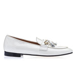 Superglamourous Bruno Patent Slippers Milk