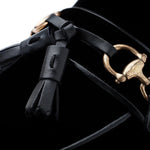 Superglamourous Bruno Velour Slippers Black