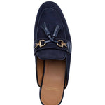 Superglamourous Bruno Velukid Mules Navy