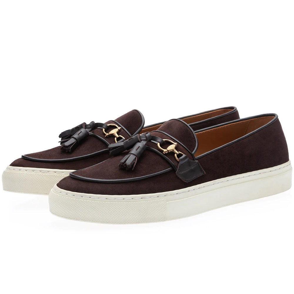 Superglamorous Bruno Velukid Skate Sneakers Cocoa