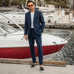 Superglamourous Bruno Velukid Skate Sneakers Navy