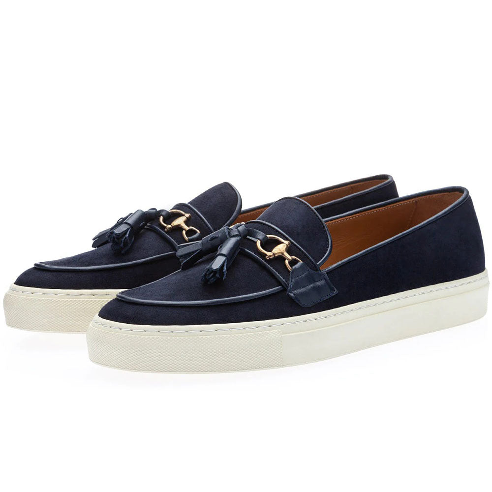 Superglamorous Bruno Velukid Skate Sneakers Navy