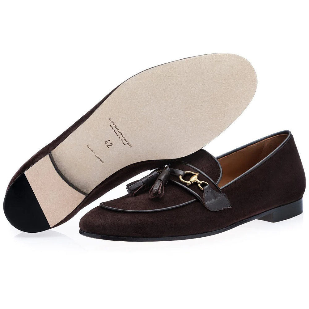 Superglamourous Bruno Velukid Slippers Cocoa