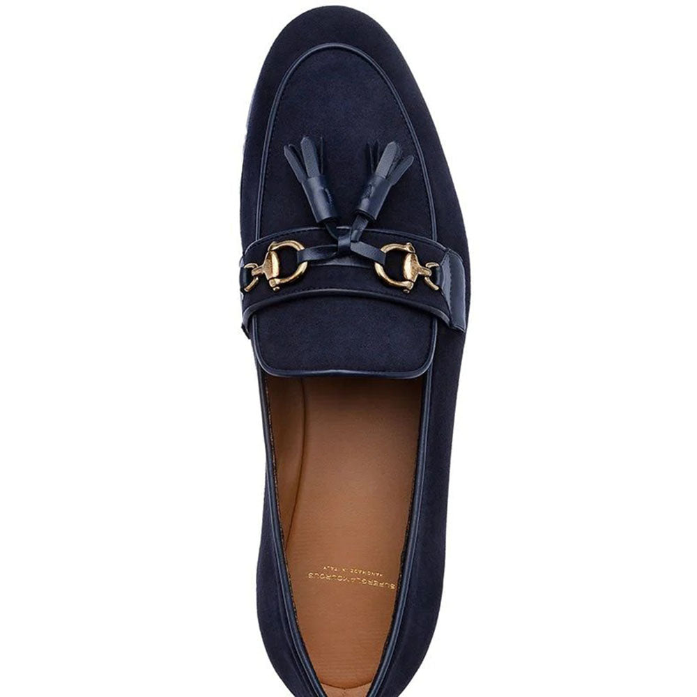 Superglamourous Bruno Velukid Slippers Navy