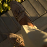 Superglamourous Bruno Velukid Slippers Taupe