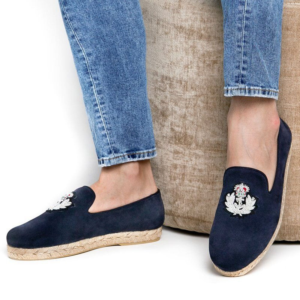 Superglamourous Colony Softy Rope Espadrilles Navy