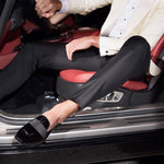 Superglamourous Dadalou Patent Slippers Black