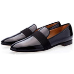 Superglamorous Dadalou Patent Slippers Black