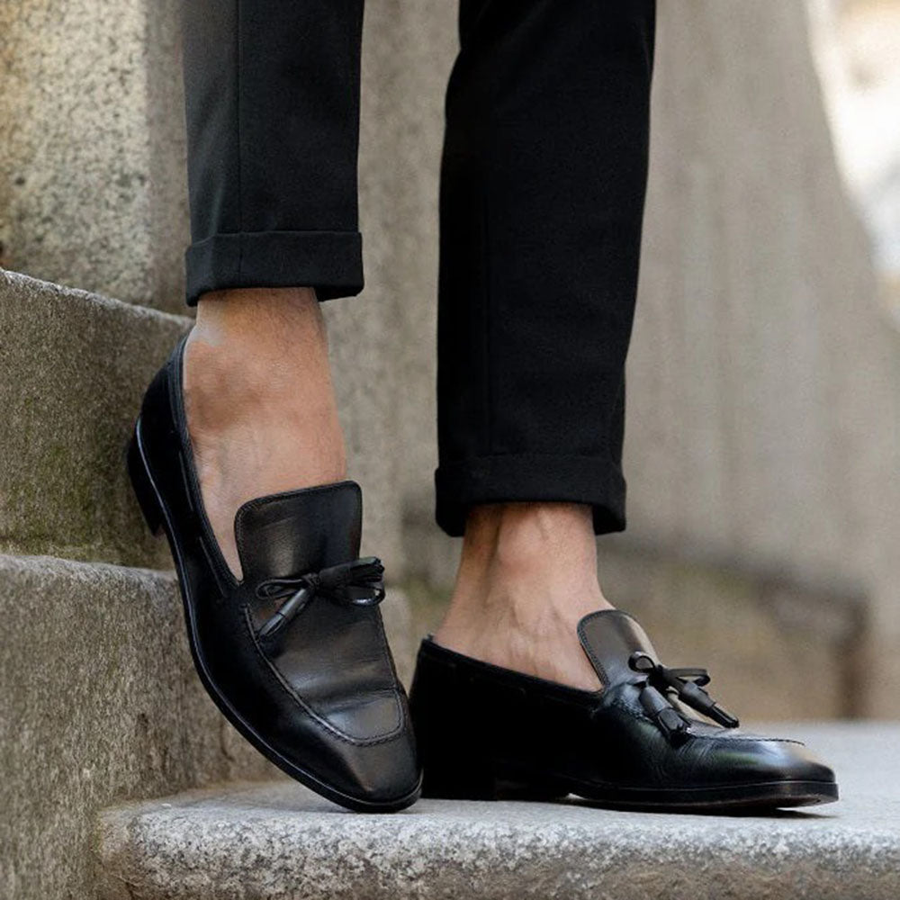 Superglamourous Dalton Vintage Loafers Black