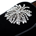 Superglamourous Divine Velour Slippers Black
