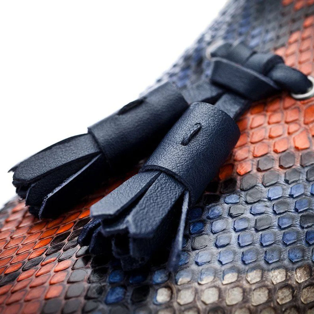 Superglamourous Dominique Python Slippers Sunrise