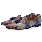 Superglamorous Dominique Python Slippers Sunrise