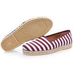Superglamourous Harley Stars'N'Stripes Rope Espadrilles Black / Red