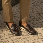 Superglamourous Hilippe Nappa Active Sneakers Cocoa