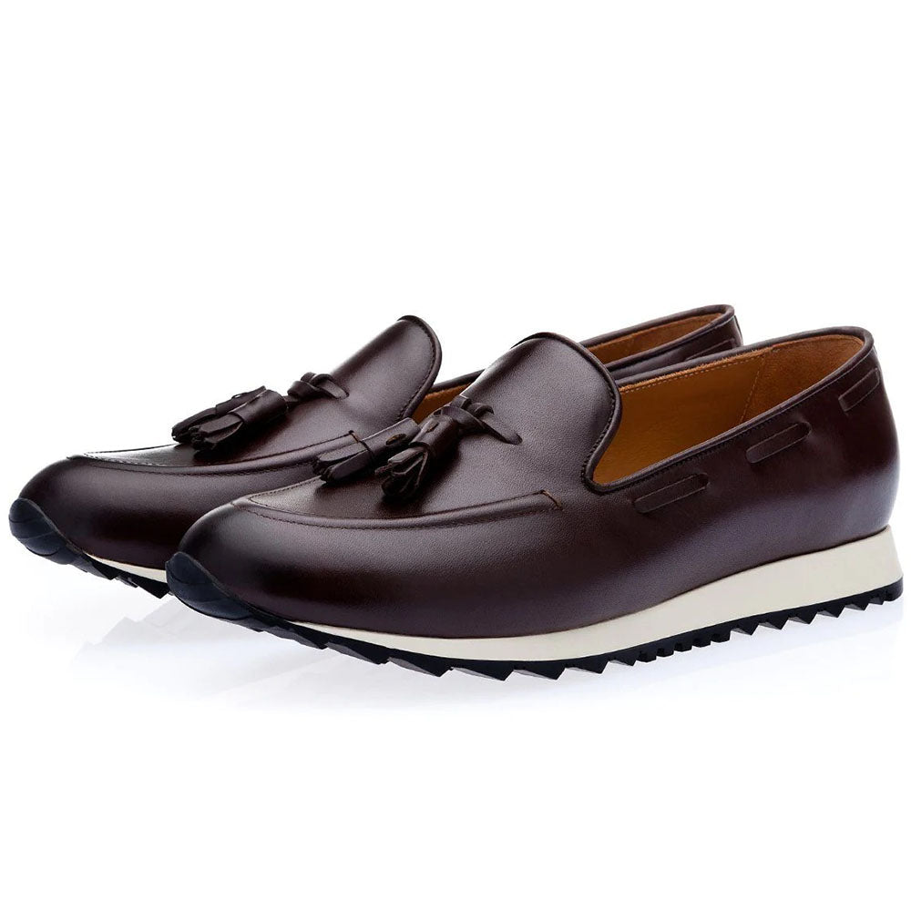 Superglamorous Hilippe Nappa Active Sneakers Cocoa