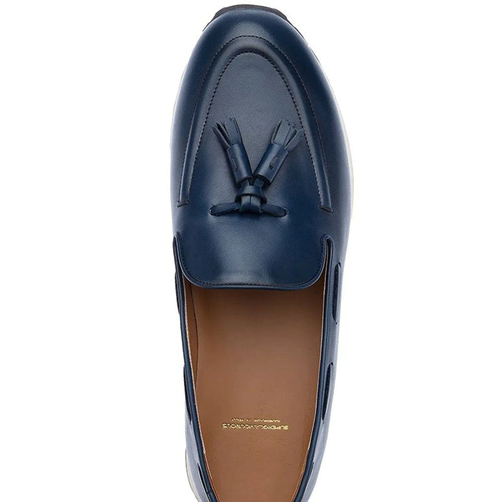 Superglamourous Hilippe Nappa Active Sneakers Navy