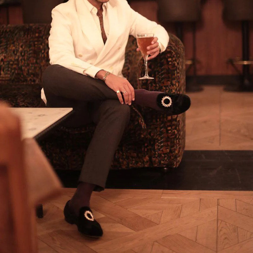 Superglamourous Lacruz Mastrop Slippers Black