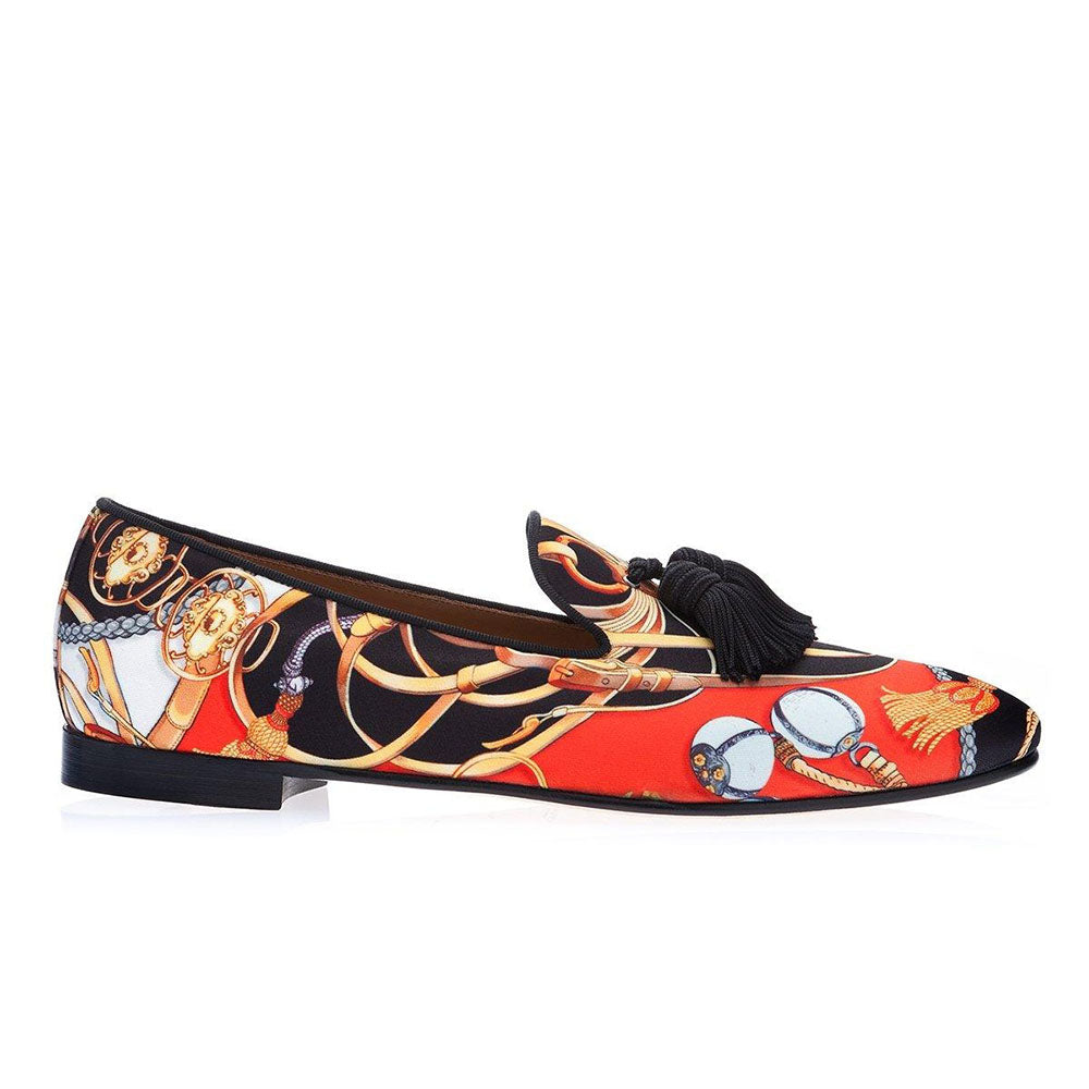 Superglamourous Louis Cavallerizza Slippers Red