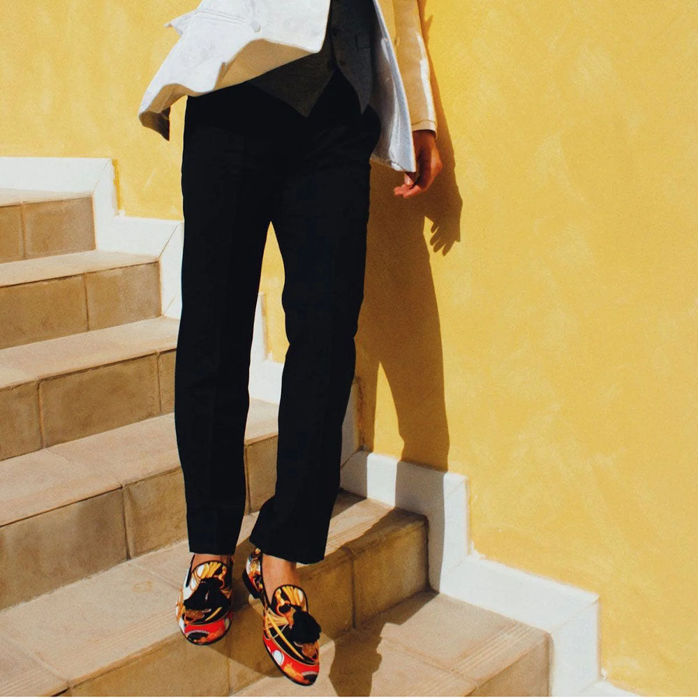 Superglamourous Louis Cavallerizza Slippers Red