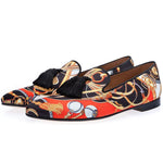 Superglamorous Louis Cavallerizza Slippers Red