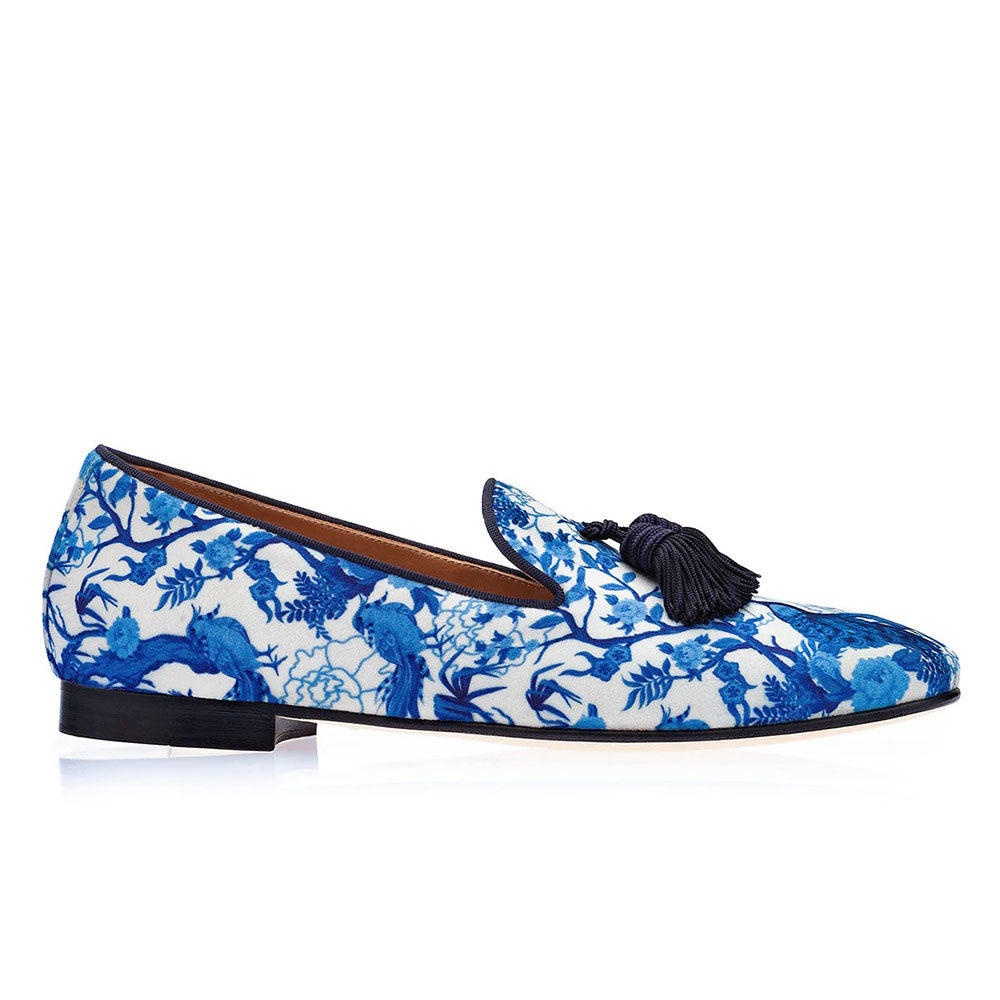 Superglamourous Louis Chinoise Slippers Navy