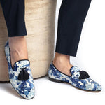 Superglamourous Louis Chinoise Slippers Navy