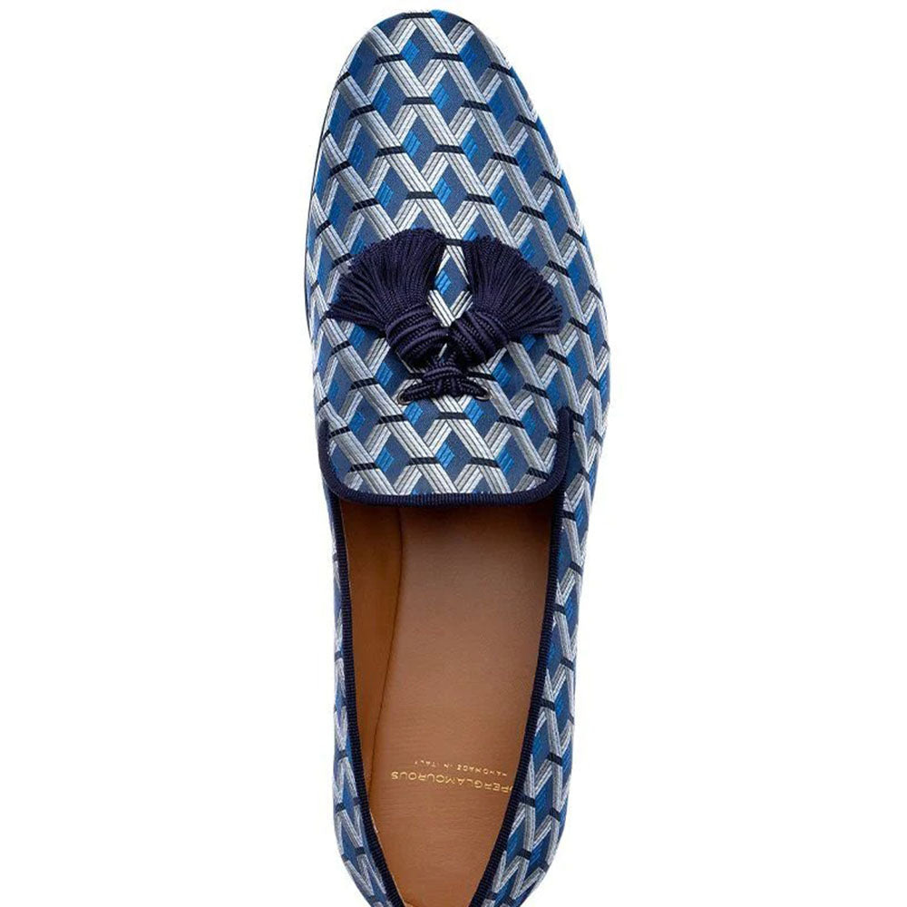 Superglamourous Louis Labaria Slippers Navy