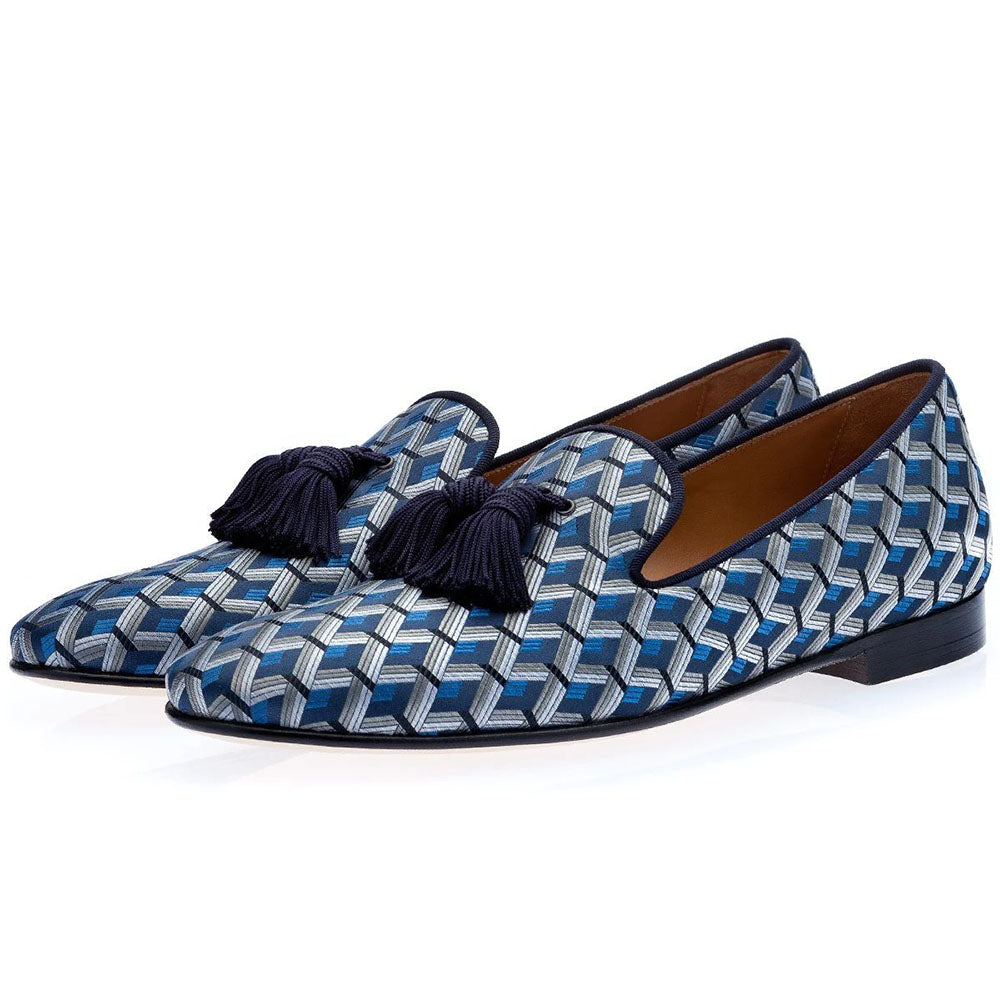 Superglamorous Louis Labaria Slippers Navy