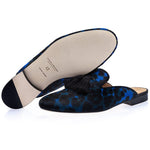 Superglamourous Louis Pony Mules Ocean