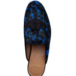 Superglamourous Louis Pony Mules Ocean