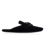 Superglamourous Louis Velour Lounge Slippers Black