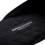 Superglamourous Louis Velour Lounge Slippers Black