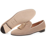 Superglamourous Louis Velukid Slippers Beige