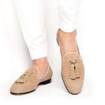 Superglamourous Louis Velukid Slippers Beige
