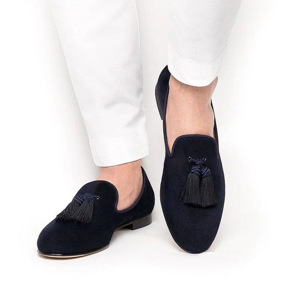 Superglamourous Louis Velukid Slippers Blue