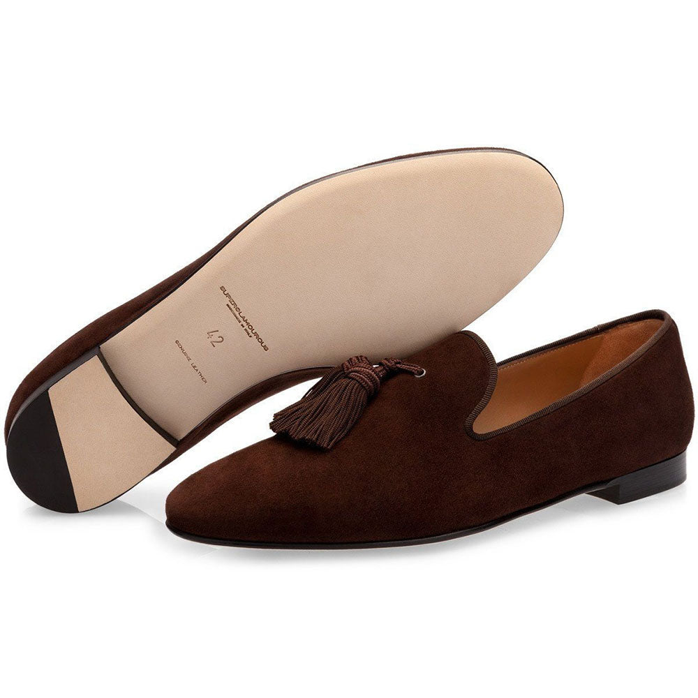 Superglamourous Louis Velukid Slippers Cocoa