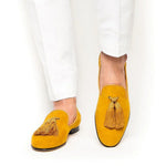 Superglamourous Louis Velukid Slippers Mustard