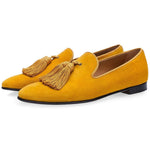Superglamorous Louis Velukid Slippers Mustard