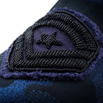 Superglamourous Major Combact Lurex Skate Sneakers Navy