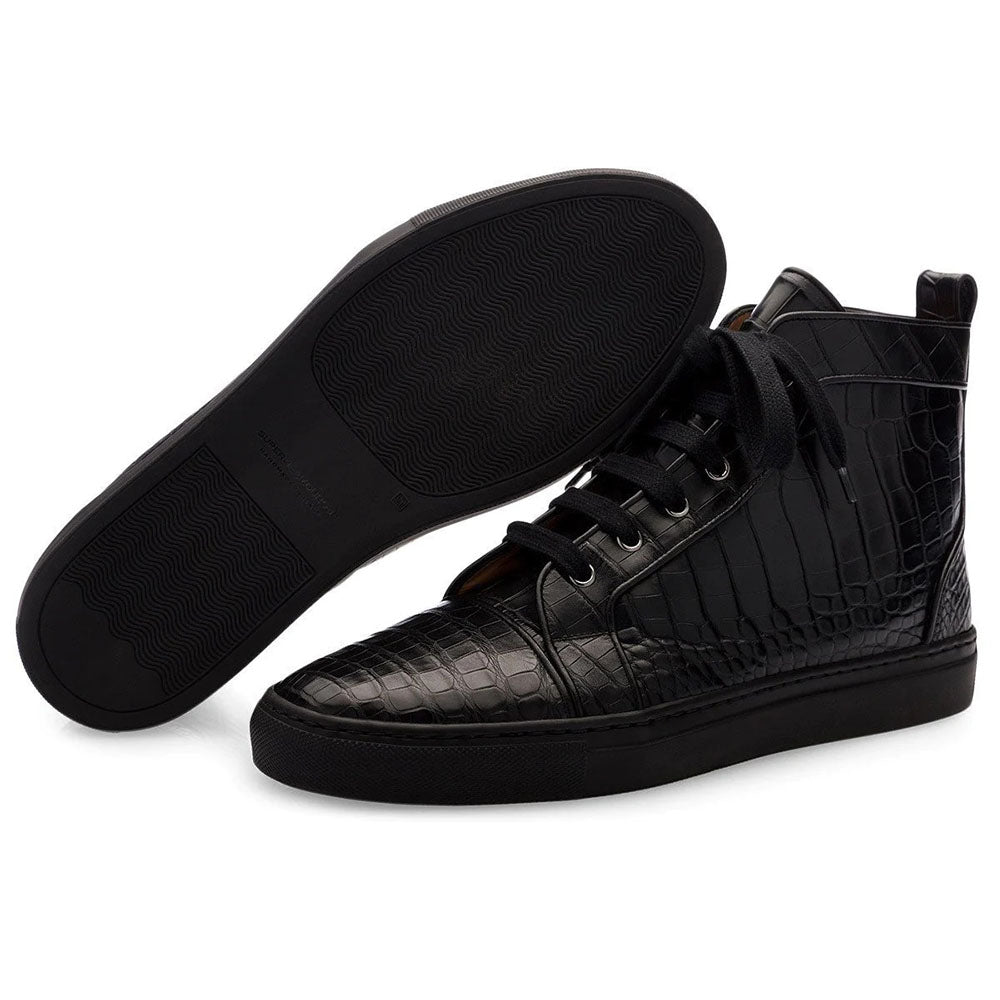 Superglamourous Maxime Mississippi High Top Sneakers Black