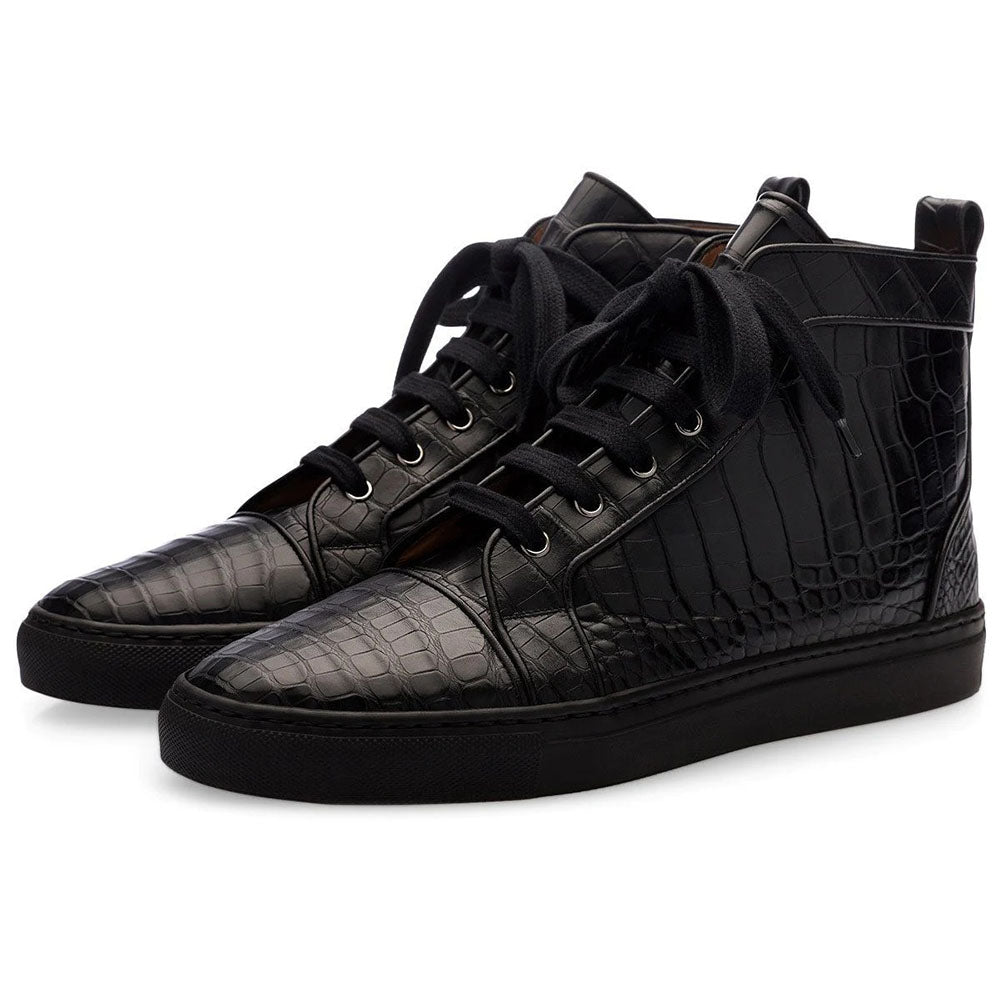 Superglamorous Maxime Mississippi High Top Sneakers Black