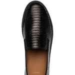 Superglamourous Maxime Python Skate Sneakers Black / Black