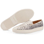 Superglamourous Maxime Python Skate Sneakers Stone