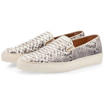 Superglamorous Maxime Python Skate Sneakers Stone
