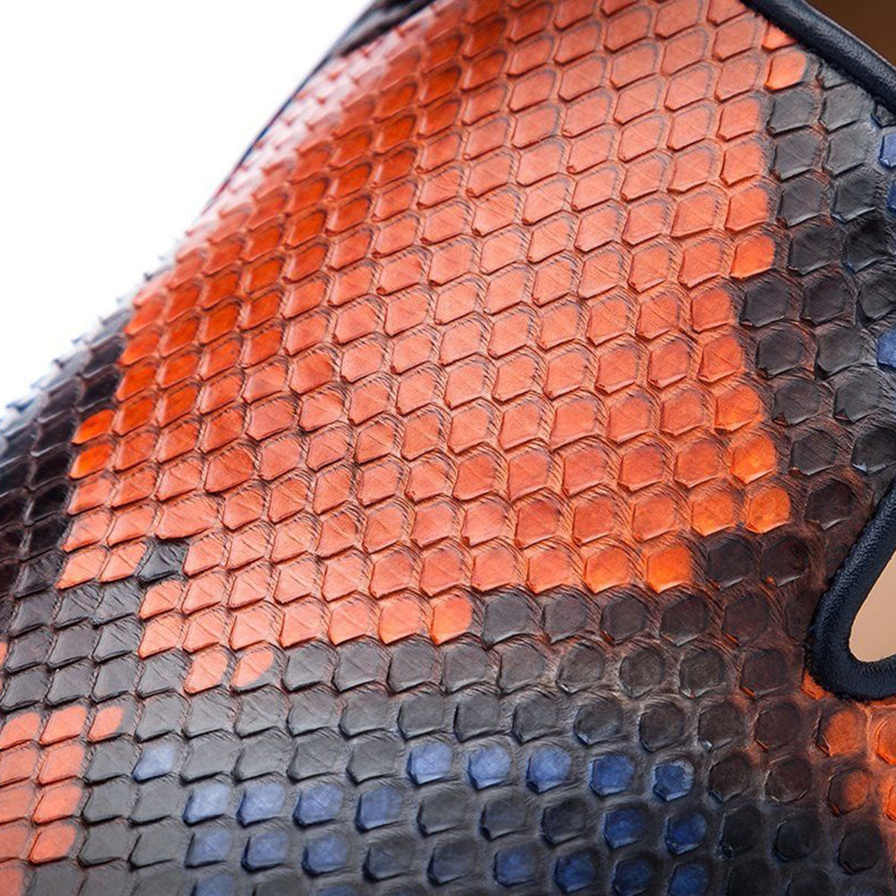 Superglamourous Maxime Python Skate Sneakers Sunrise