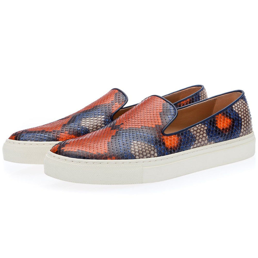 Superglamorous Maxime Python Skate Sneakers Sunrise