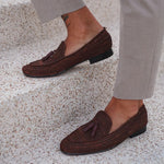Superglamourous Melilla Rafia Loafers Brown