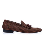 Superglamourous Melilla Rafia Loafers Brown